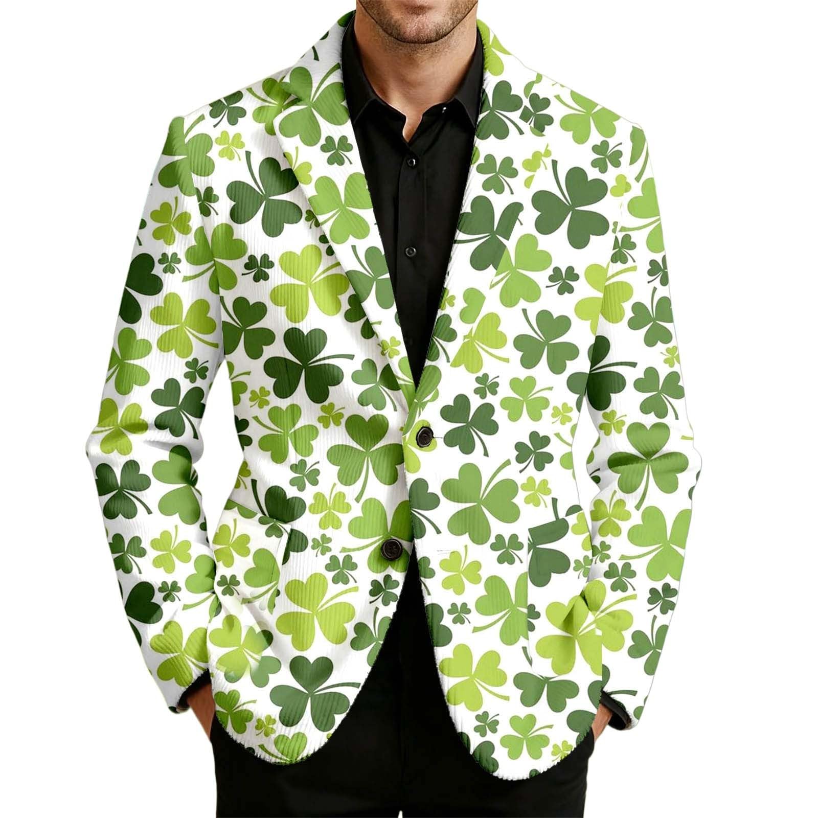 Elegante chaqueta de pana festiva de esmoquin para hombre, con estilo de patrón de San Valentín, ligera, inteligente, casual, para discoteca