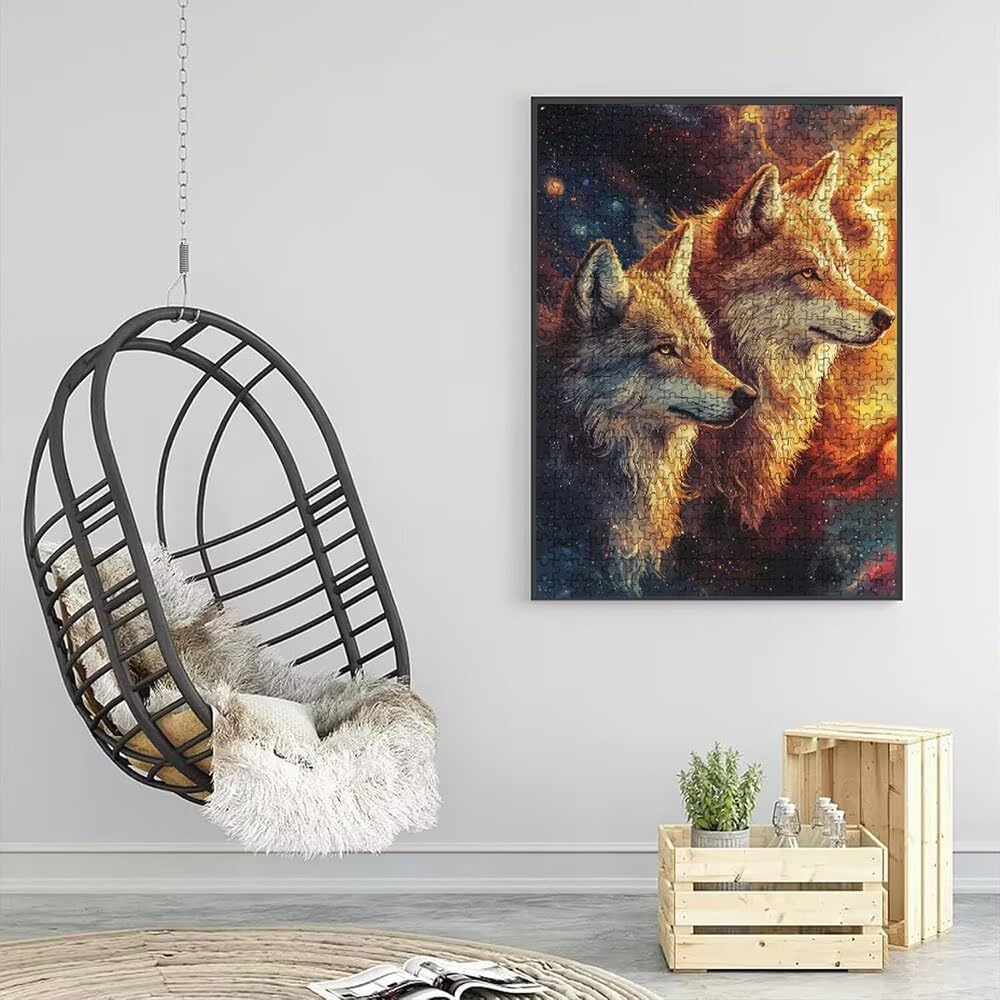 Wolf TräUme Puzzle 6000 Teile, Klassische Puzzles, Geschicklichkeitsspiel Puzzle für Erwachsene, Puzzlespiele für Die Ganze Familie, Mit Schöner Verpackung, Dekoration Puzzles DX0YL3-552