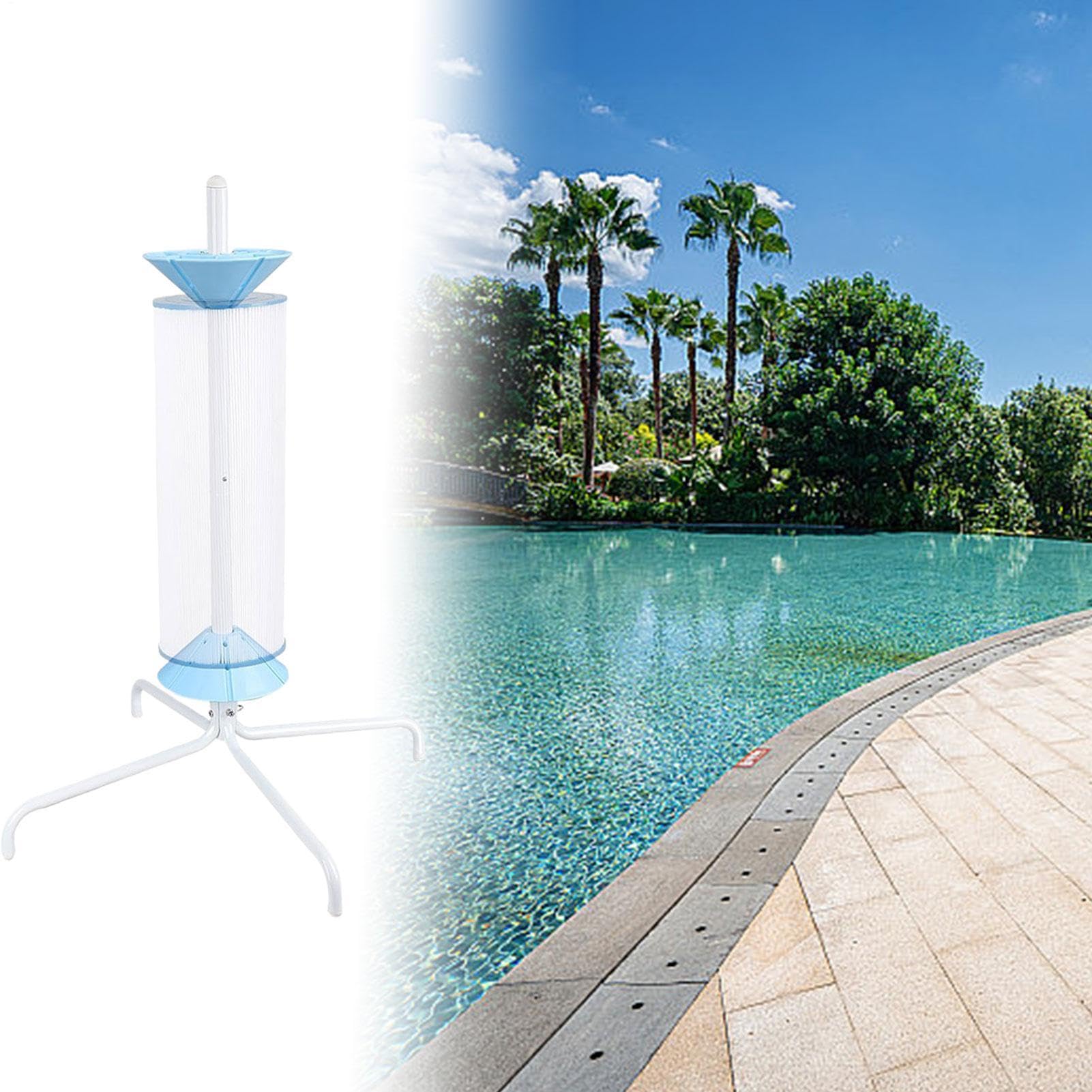 Pool Filter Ständer - Spa-Kartuschen-Wartungswerkzeug - Wannenfilter-Reinigungsständer | Für Spa, Badewanne, Springbrunnen, Teich, Garten, Terrasse Sowie Hinterhof