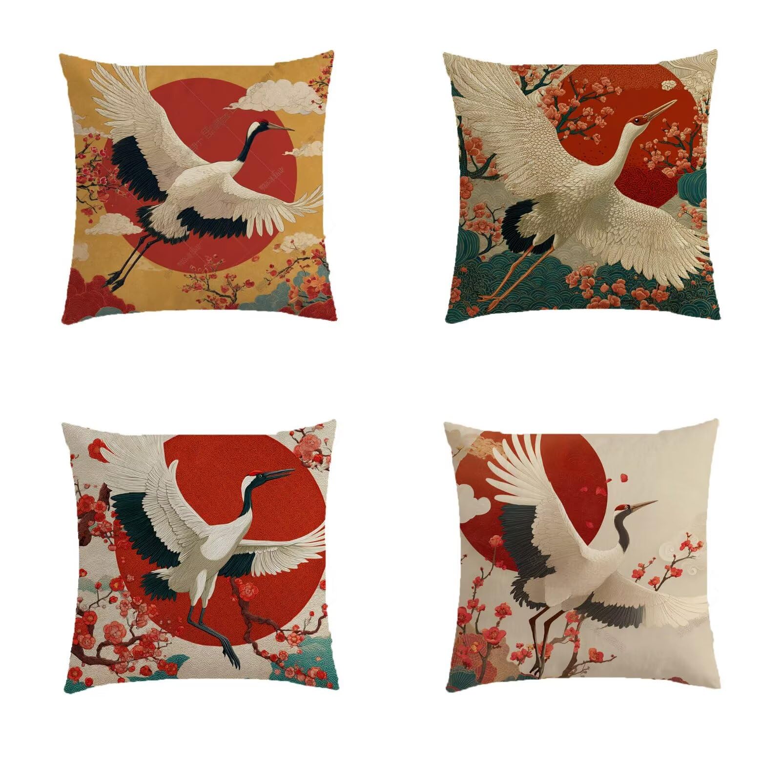 Housse coussin extérieur 60x60 imperméable salon jardin canapé lot 4