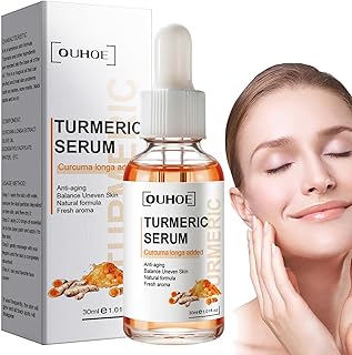 Cúrcuma - Óleo Cúrcuma Rosto Essência Cuidados com a Pele,Fórmula hidratante para a pele Óleo para pele seca, vermelhidão, manchas na pele Baodan