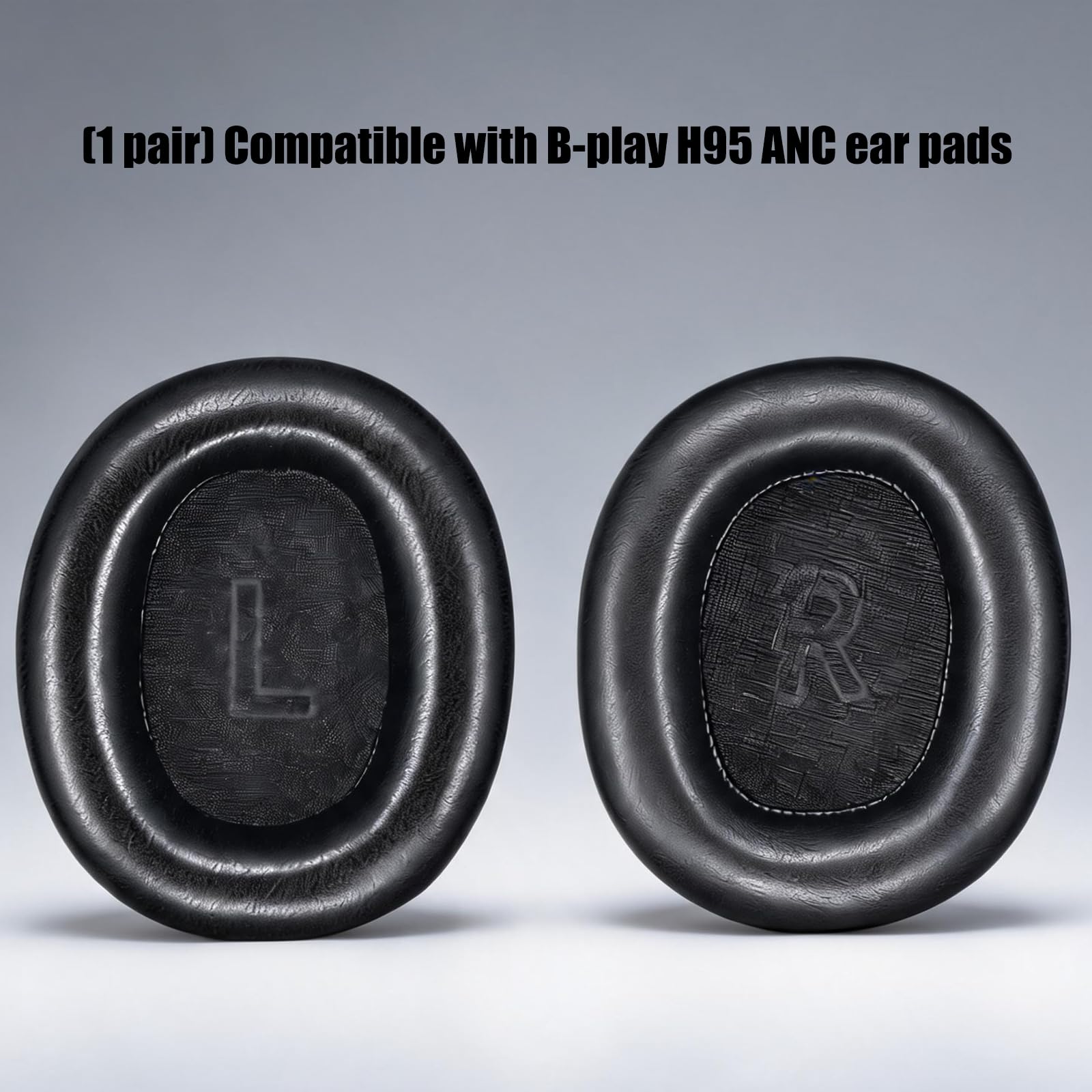 Paire de coussinets pour casque H95, ensemble de coussins ovales, cadre de montage en mousse pour renouvellement de l'utilisation, coussinets de rechange pour écouteurs ovales, paire de coussinets