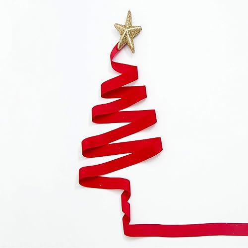 Miniatura 4 de LIUYAXI Cinta de satén roja de doble cara de 38 pulgadas x 50 yardas, cintas perfectas para manualidades, envoltura de regalos, fabricación de lazos