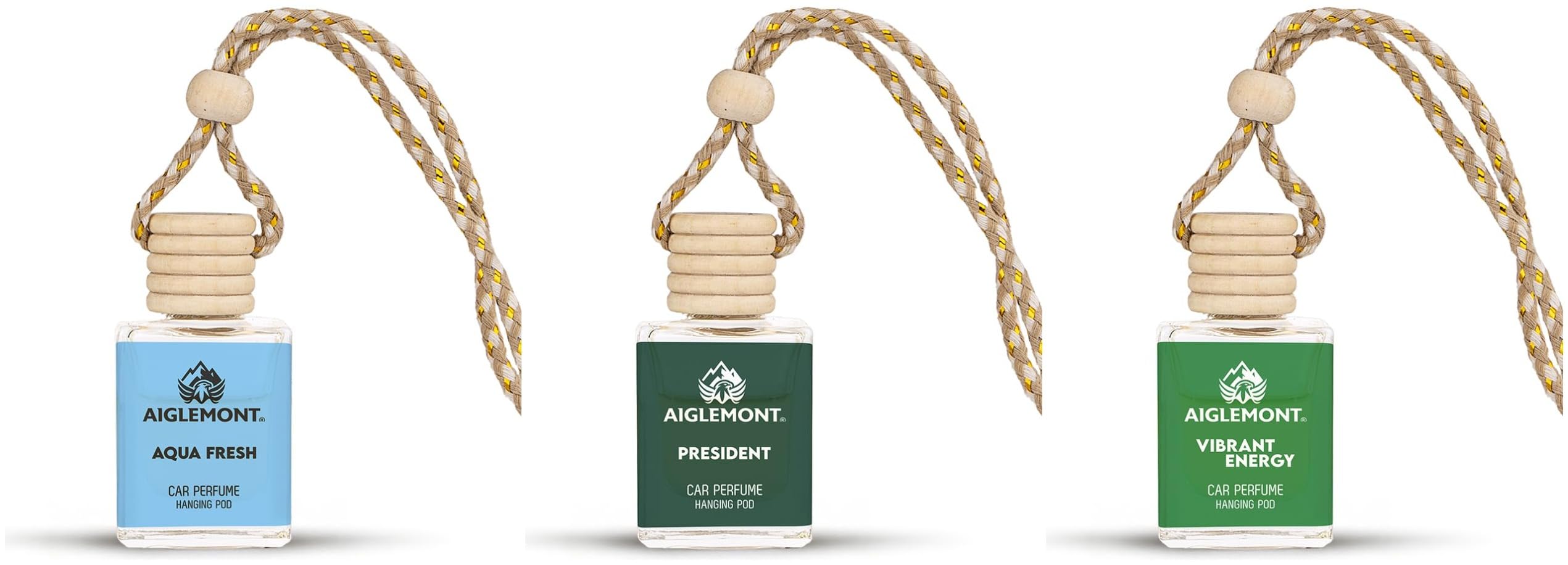Car Perfumes combos | Aqua Fresh, President& Vibrant Energy| Combo of 3 | 10 ml Each-image-44