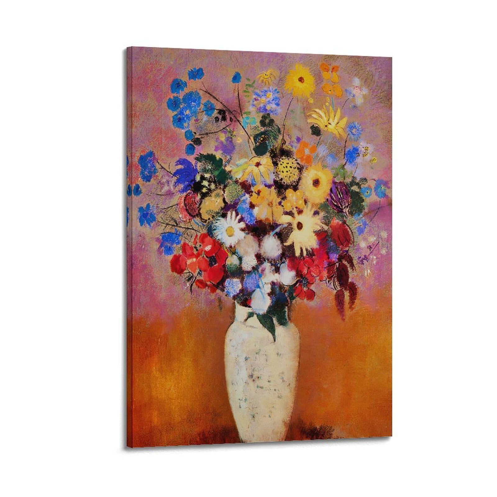 Poster Odilon Redon fleurs pour habiller un mur vide avec élégance