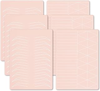 Microblading Practice Skin, 3 hojas de silico...