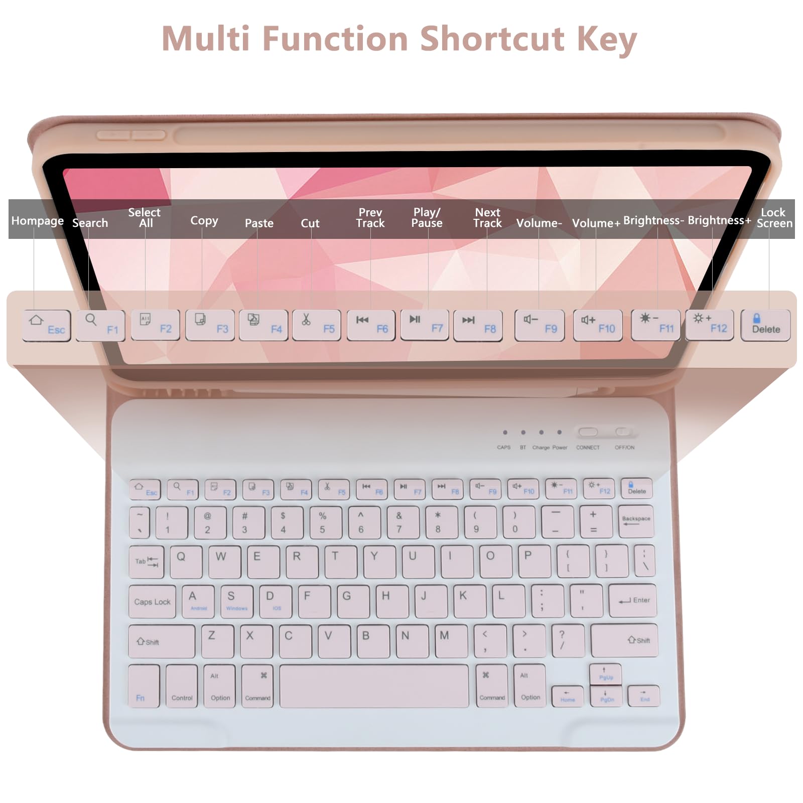 COO Keyboard Case for iPad Air 5th Generation (2022)/ iPad Air 4th