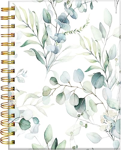 Vista 22 de iampanda Cuaderno con espiral, encuadernación de doble alambre fuerte con papel de primera calidad para niñas y mujeres, 60 hojas A5, cuaderno