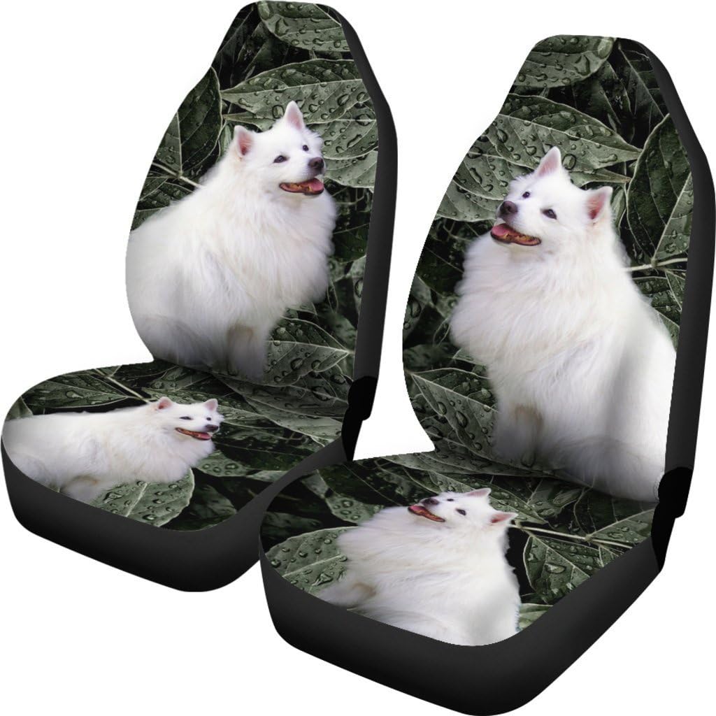 American Eskimo Print Car Seat Covers
