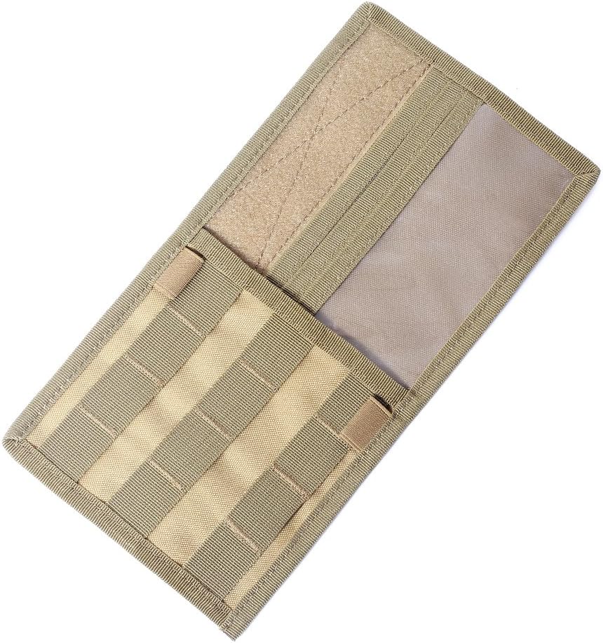 Visor Panel, Car MOLLE Visor Organizer Tactical Storage Holder Pouch Bag (Tan)