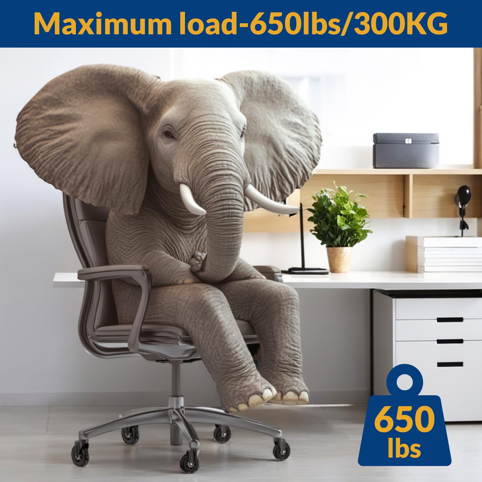 COSYLAND Krzesło biurowe 5 szt., 11 x 22 mm, ciche kółka, pojemność 300 kg, do standardowych foteli biurowych, ślizga w płynie 360°, łatwy montaż, wysokość 7,5 cm, czarny