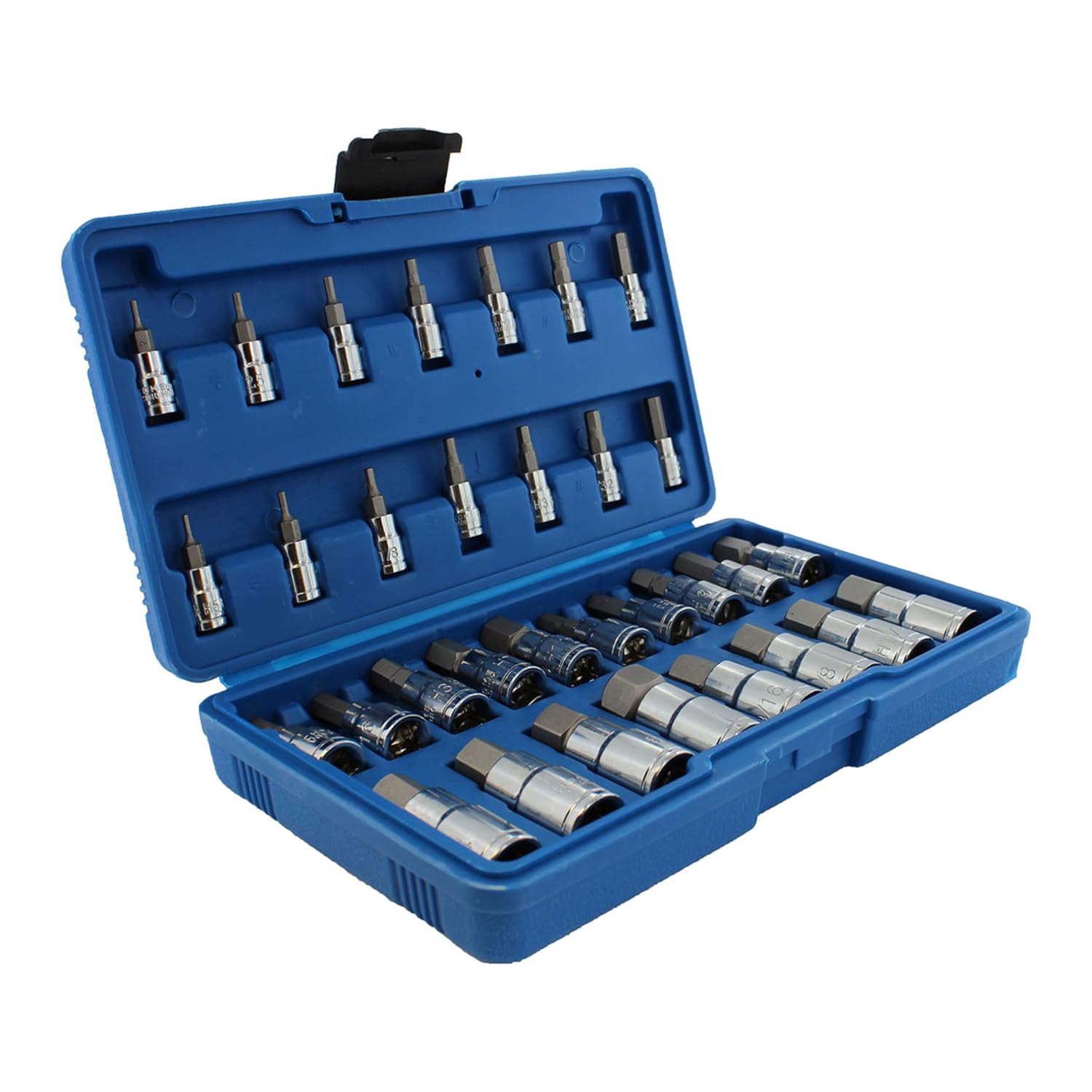 ABN Hex Socket Set - 32Pc Universal SAE and Metric Allen Socket Set Hex ...