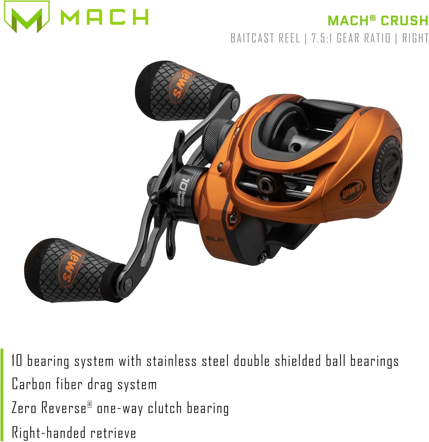 Lew's Mach Crush Baitcast Reel