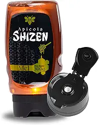 Mel Puro Apícola Shizen 300g – Embalagem com Válvula Corta-Pingo Inteligente Inovadora Anti-Gotejamento Praticidade Sem Desperdício 100% Puro Natural Premium Produção Sustentável Direto da Colmeia