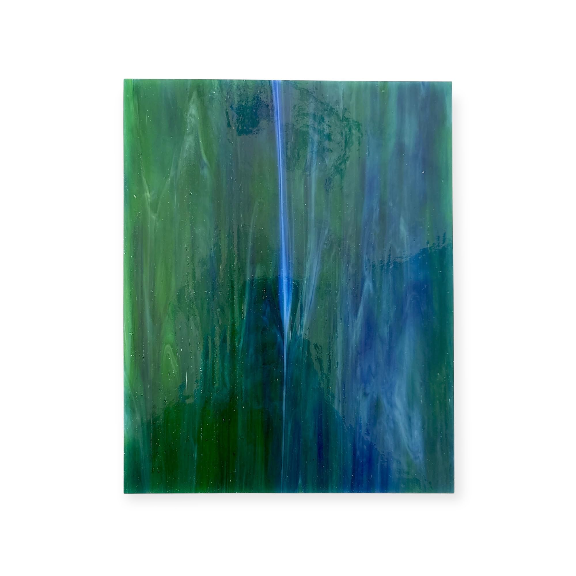 4 x 6 in Green & Blue Wispy Opal Wissmach Stained Glass Sheet – Trusted and Handcrafted American Glass for Mosaic, Tiffany-Style & Inspired DIY Creations | Curated by BiNARi Glass Studio-image-40