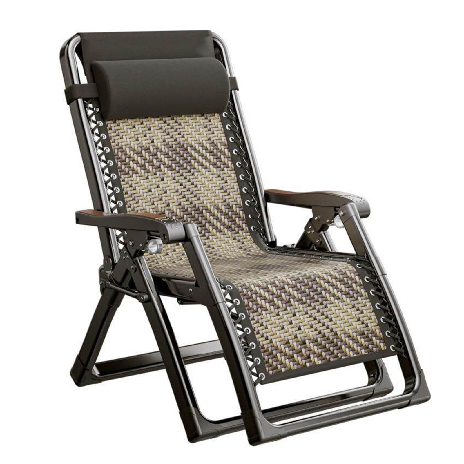 Chaise longue portative pour sieste et camping sans douleur