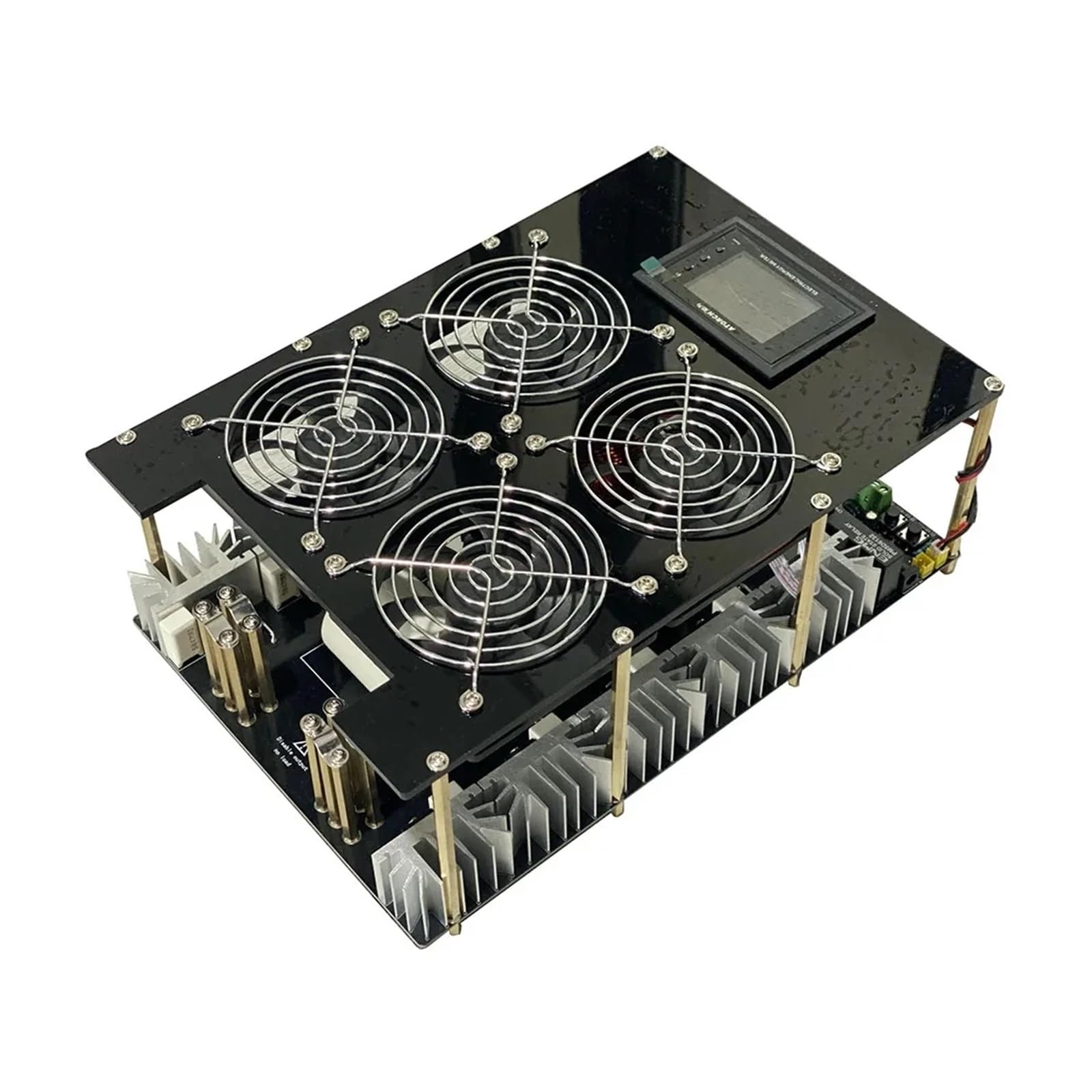 Nagrzewnica indukcyjna, 5000W ZVS nagrzewnica indukcyjna nagrzewnica indukcyjna płytka drukowana maszyna grzewcza stopiony metal + cewka + pompa + zasilacz