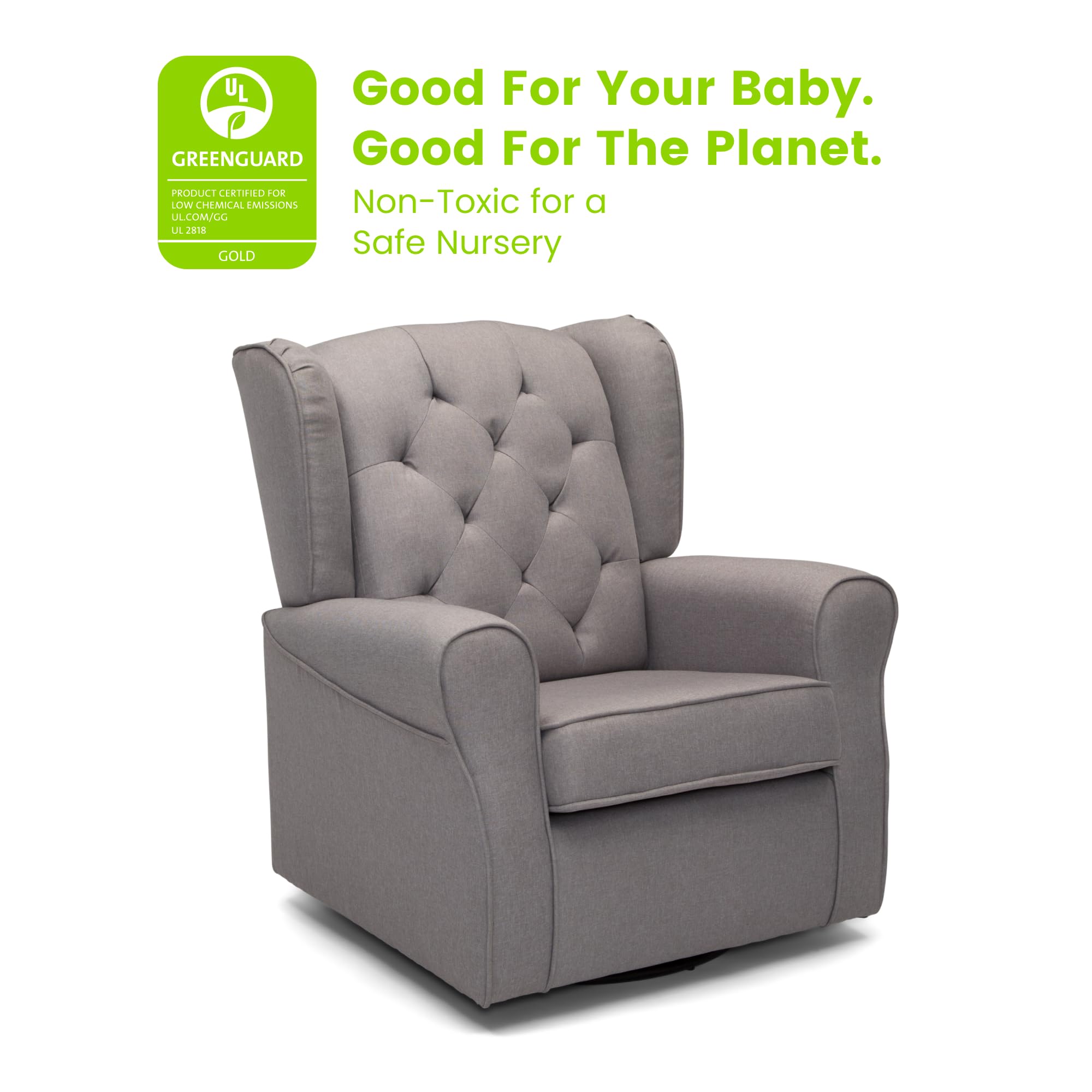 Nursery Glider Delta Children Emma Glider Rocker GREENGUARD Gold