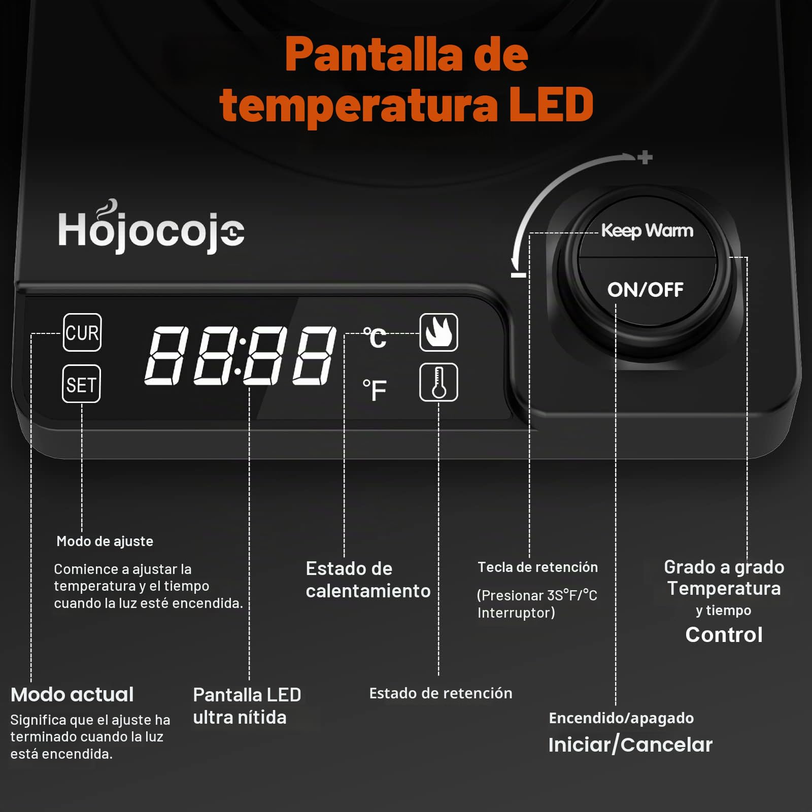 Hervidor Agua Eléctrico,Tetera Gooseneck,Pour Over Kettle & Coffee Kettle,100% Acero Inoxidable,Calentamiento Rápido de 1200W,1 Litro, Negro