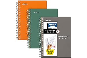 Five Star Small Spiral Notebook 5 x 7