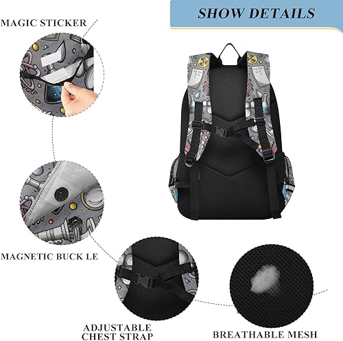 Miniatura 3 de Glaphy Mochila con rayas reflectantes, Ciencia Educativa, Mochilas Daypack