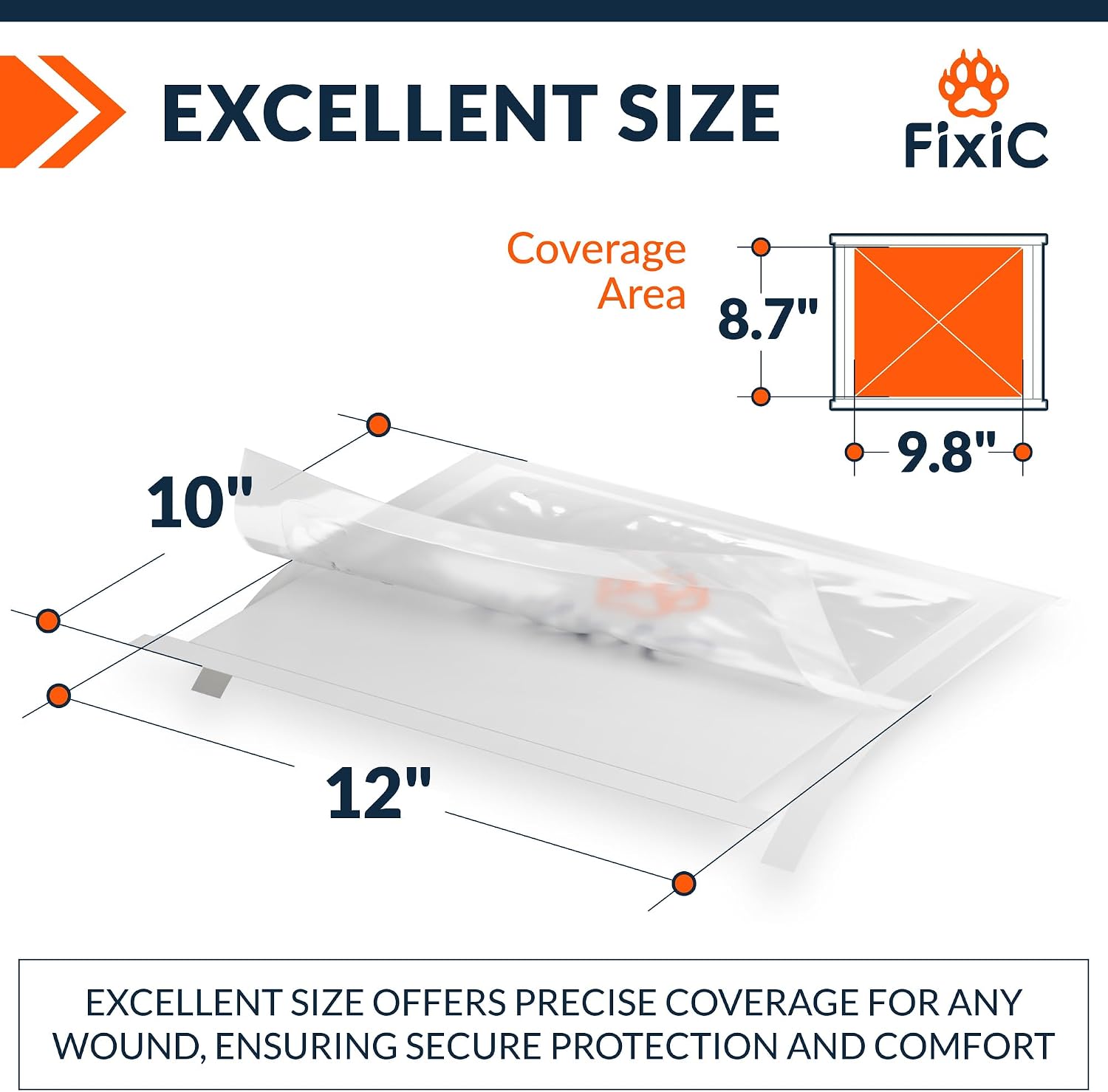 FixiС Transparent Film Dressing - 7 PCS Set, 10 x 12 in image 3