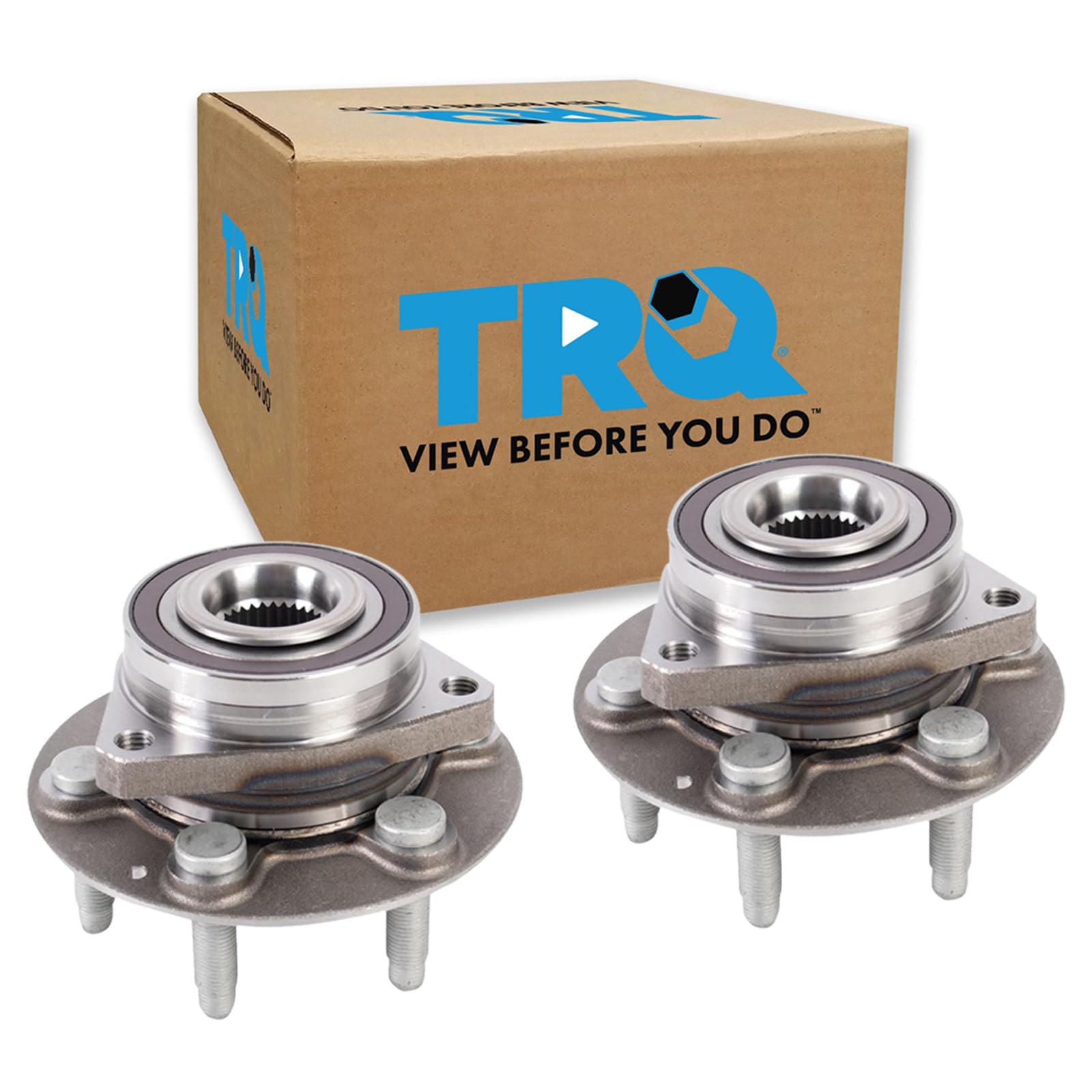 TRQ Wheel Bearing &amp; Hub Assembly Pair