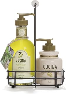 Cucina Hand Care Duo by Fruits & Passion - Coriander and Olive Tree - 200 ml Hand Soap & 150 ml Hand Cream