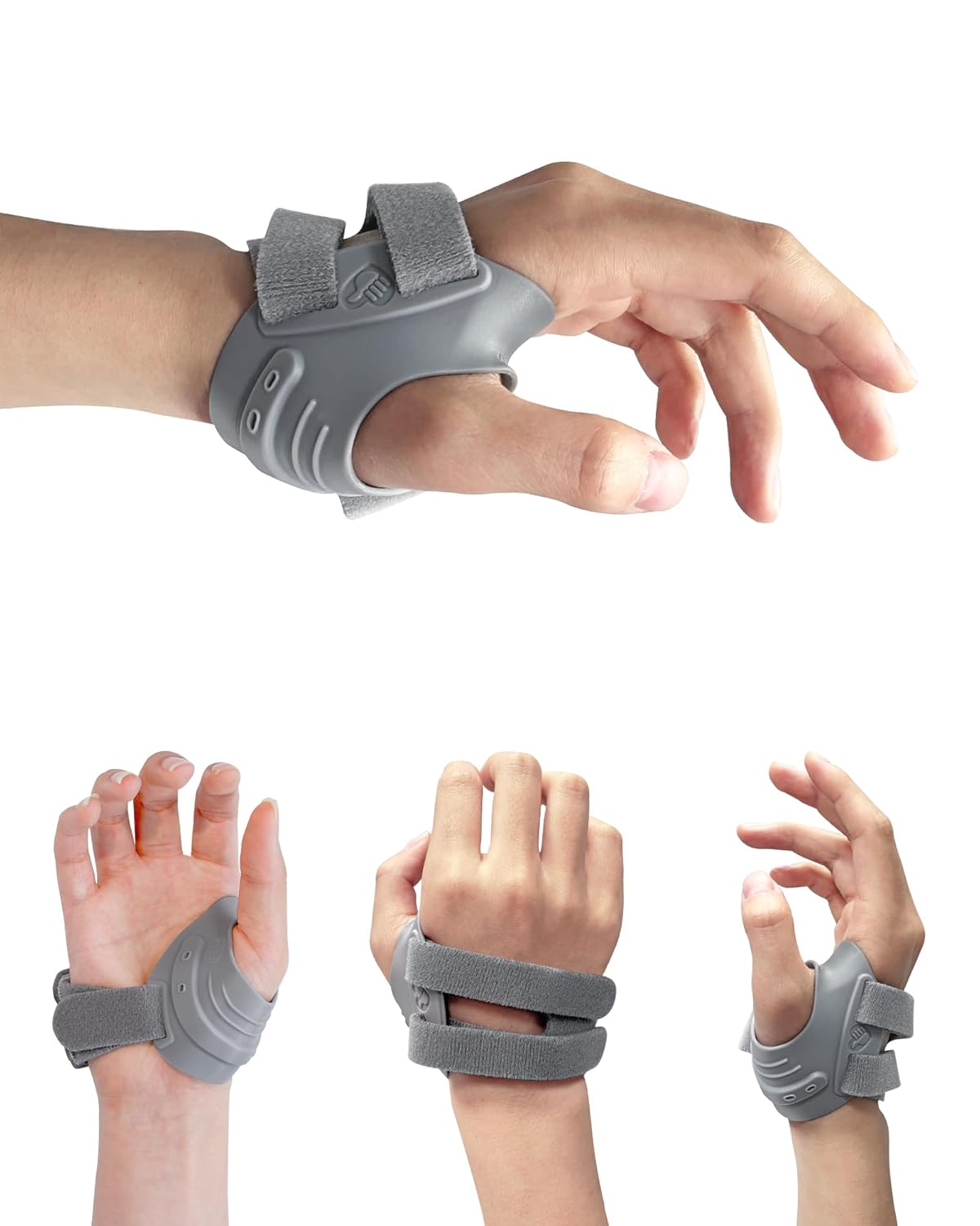Thumb Brace for Joint Pain,CMC Joint Thumb Arthritis Brace, Thumb Splint for Osteoarthritis, Tendonitis, Arthritis Relief, Thumb Support Brace, CMC Joint Stabilizer Orthosis(Left Hand, M, Gray)