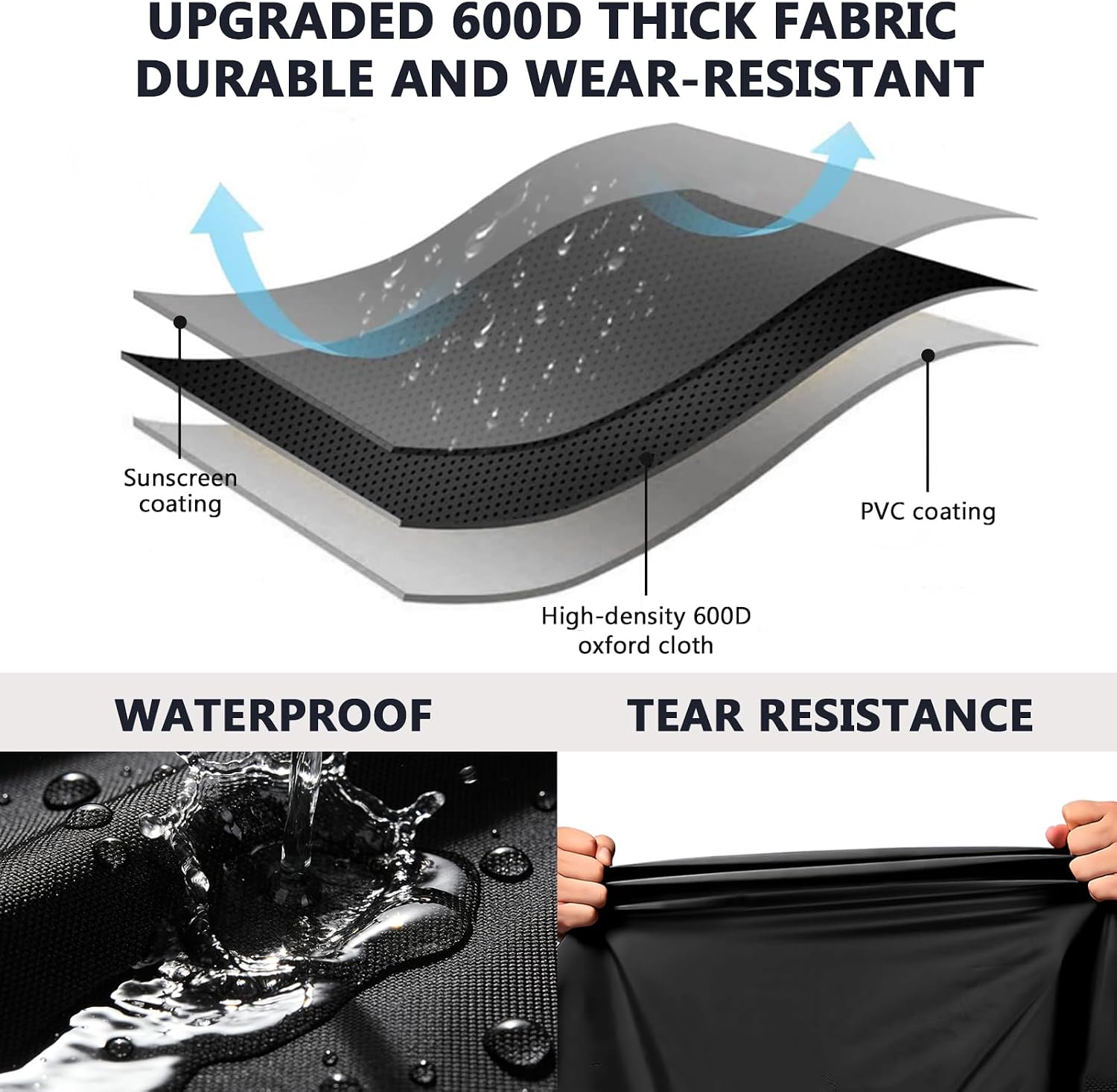 Tennis Stringing Machine Cover, 600D Oxford Fabric, with Reflective Handle and Dual-Direction Drawstring, Stringing Machine Cover Compatible with ST/ELS/6002/5003 and Other Models (29.5x13.8x17.7in)