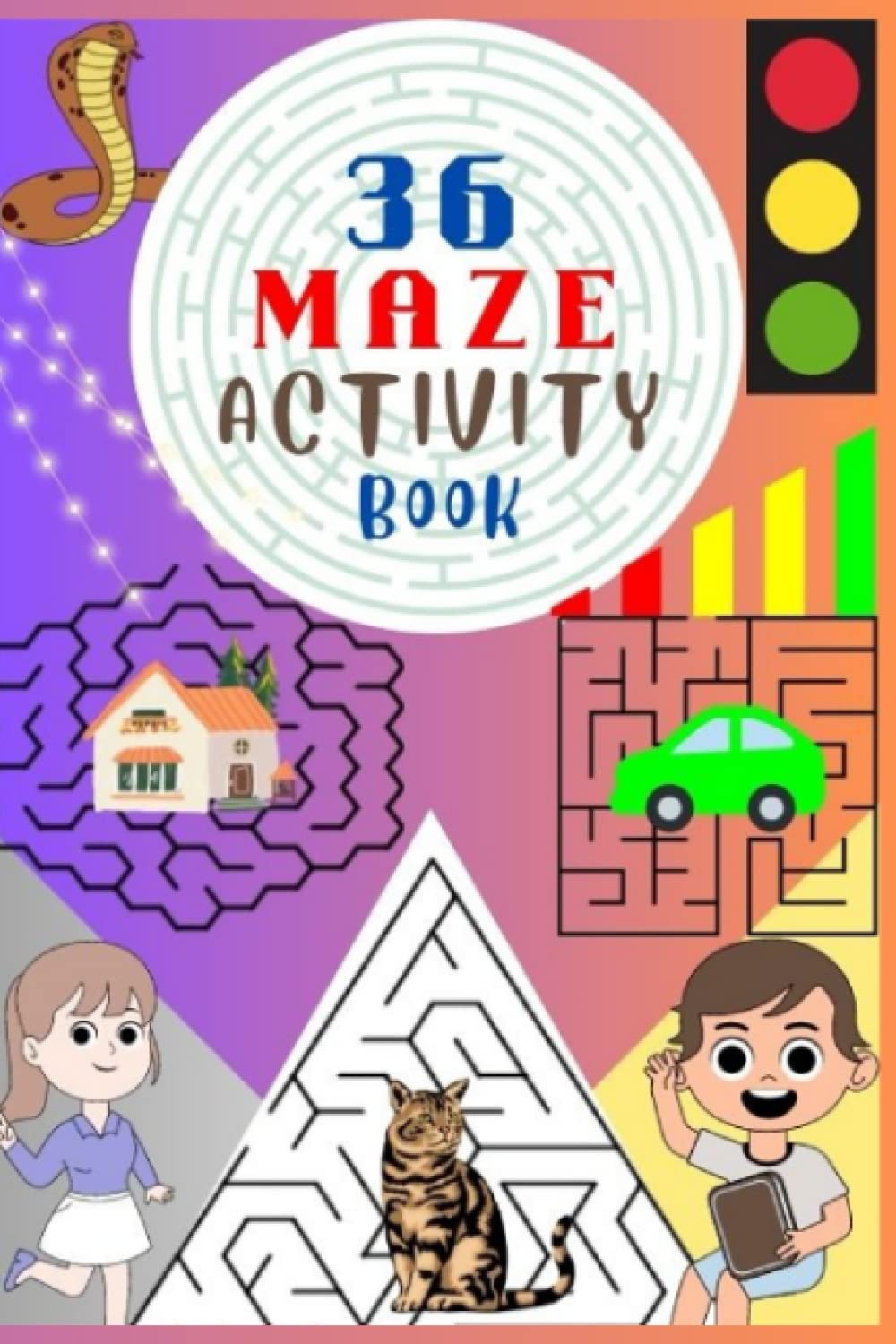 36 Maze Activity Book: Puzzle Brain Booster Book
