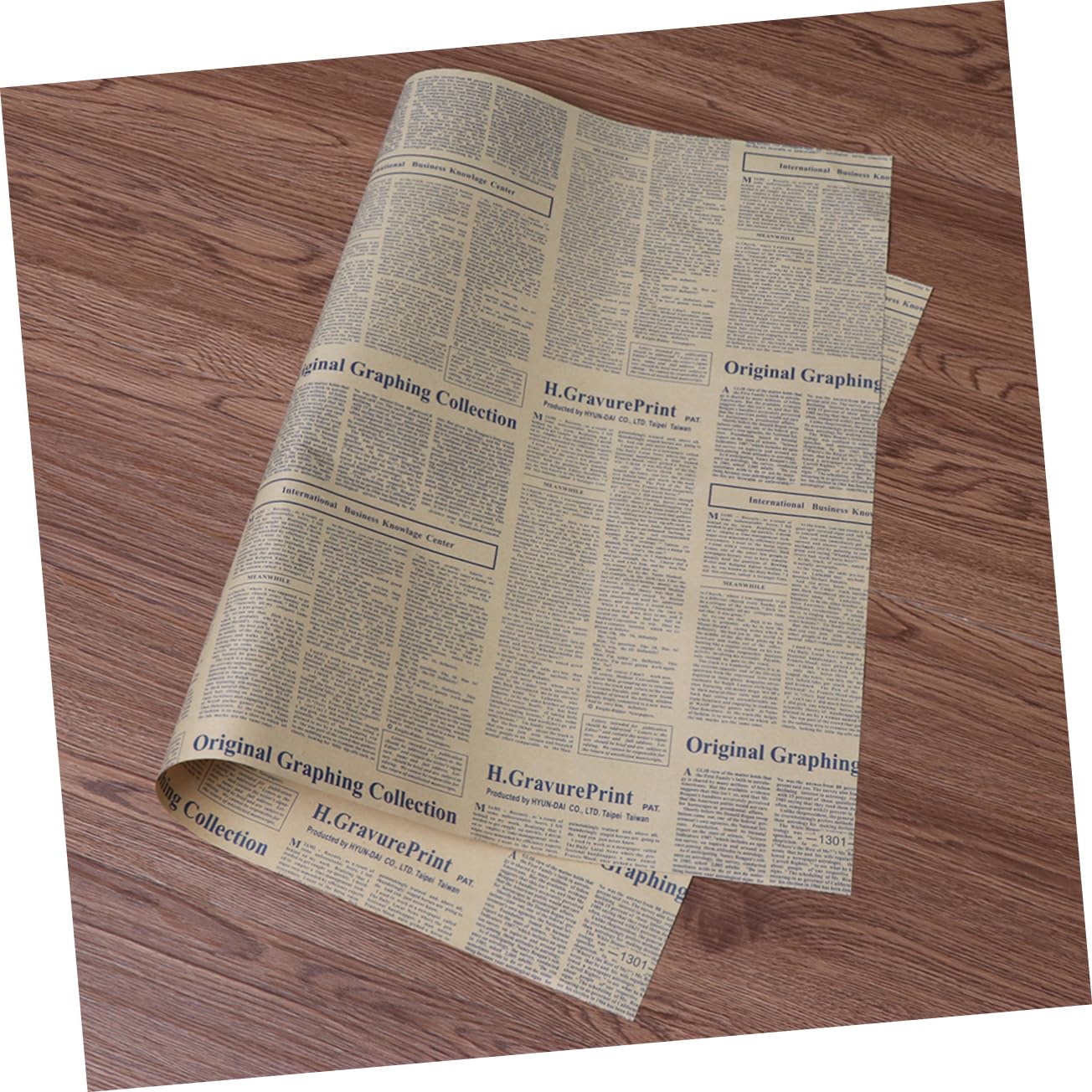 Beavorty Retro-geschenkpapier Aus Zeitungspapier 40 Blatt Kraftpapier-verpackungen Für Blumen Vielseitige Verpackung Für Partygeschenke Bastelarbeiten