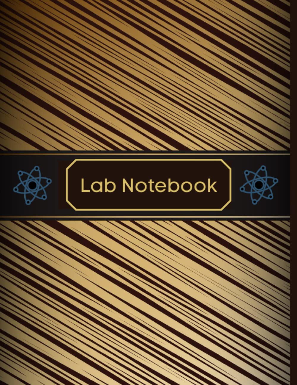 Lab Notebook: Laboratory Notebook For Scientists Students And Researchers | Scientific Grid Notebook For Chemistry Biology Physics And Scientists | Gold