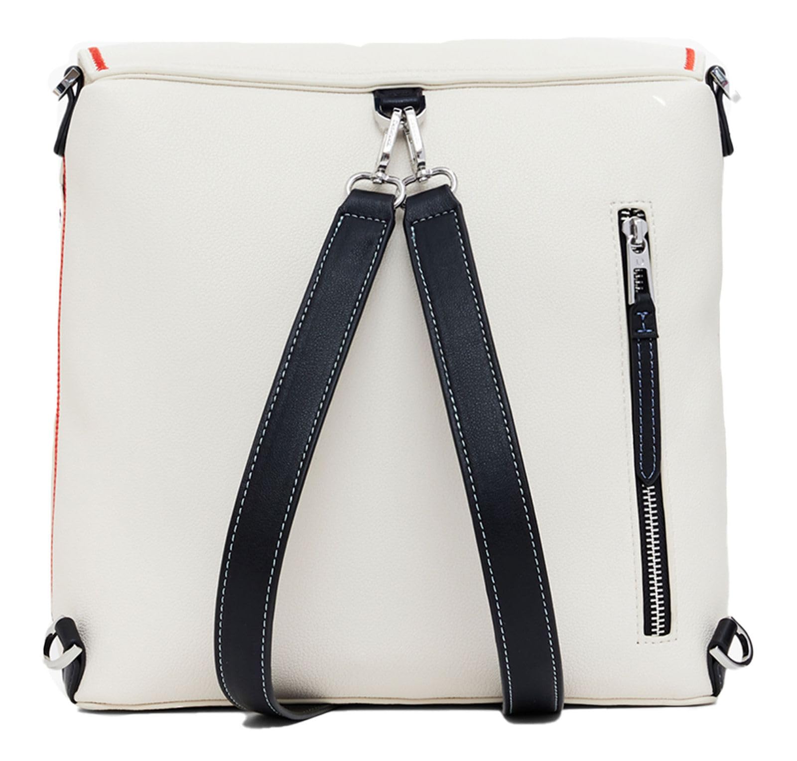 Desigual Women's Accessories PU plecak mini, biały, jeden rozmiar