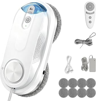 KKI Window Cleaning Robot,for High-Rise Windows Outside/Inside,85ml Tank,X3