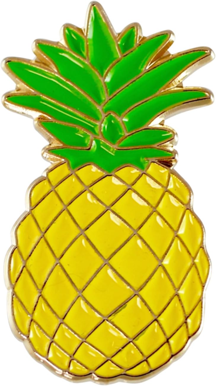 Enamel Pineapple Pin - 1 Piece
