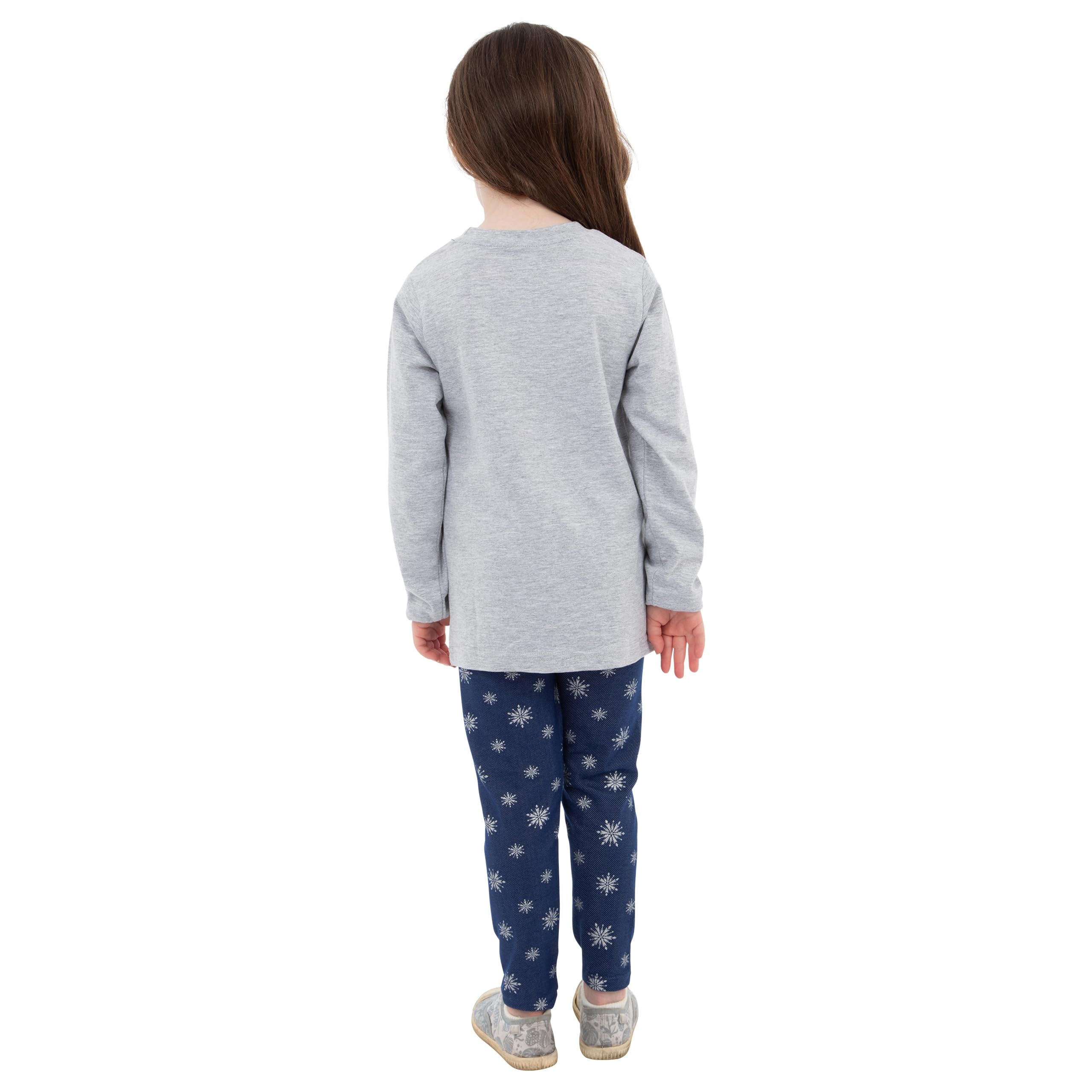 Disney Dziewczęce Kraina Lodu Zestaw Top i Legginsy