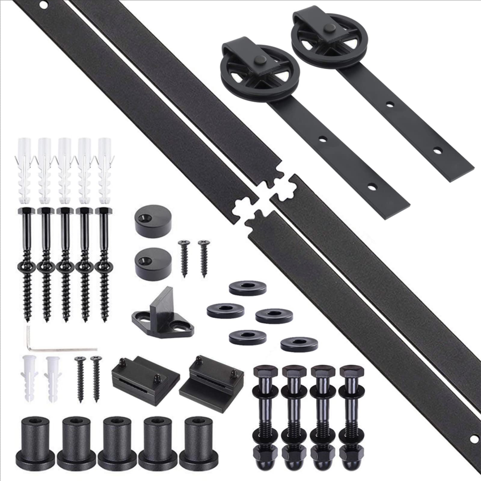 Kit Complet Ferrure Coulissante LOUNGE 100kg à Fixations En Applique Largeur De Porte Max 1000mm Pce