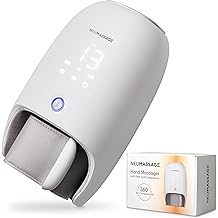 Hand Massager with Heat, Cooling and Compression | Full-Hand and Wrist Coverage with Touchscreen &amp; Palm Roller | Daily Massage at Home, Office, or Travel