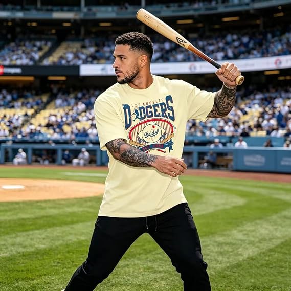 Men's Baseball Shirts Baseball Graphic Short Sleeve T Shirt Baseball Team Tee Top