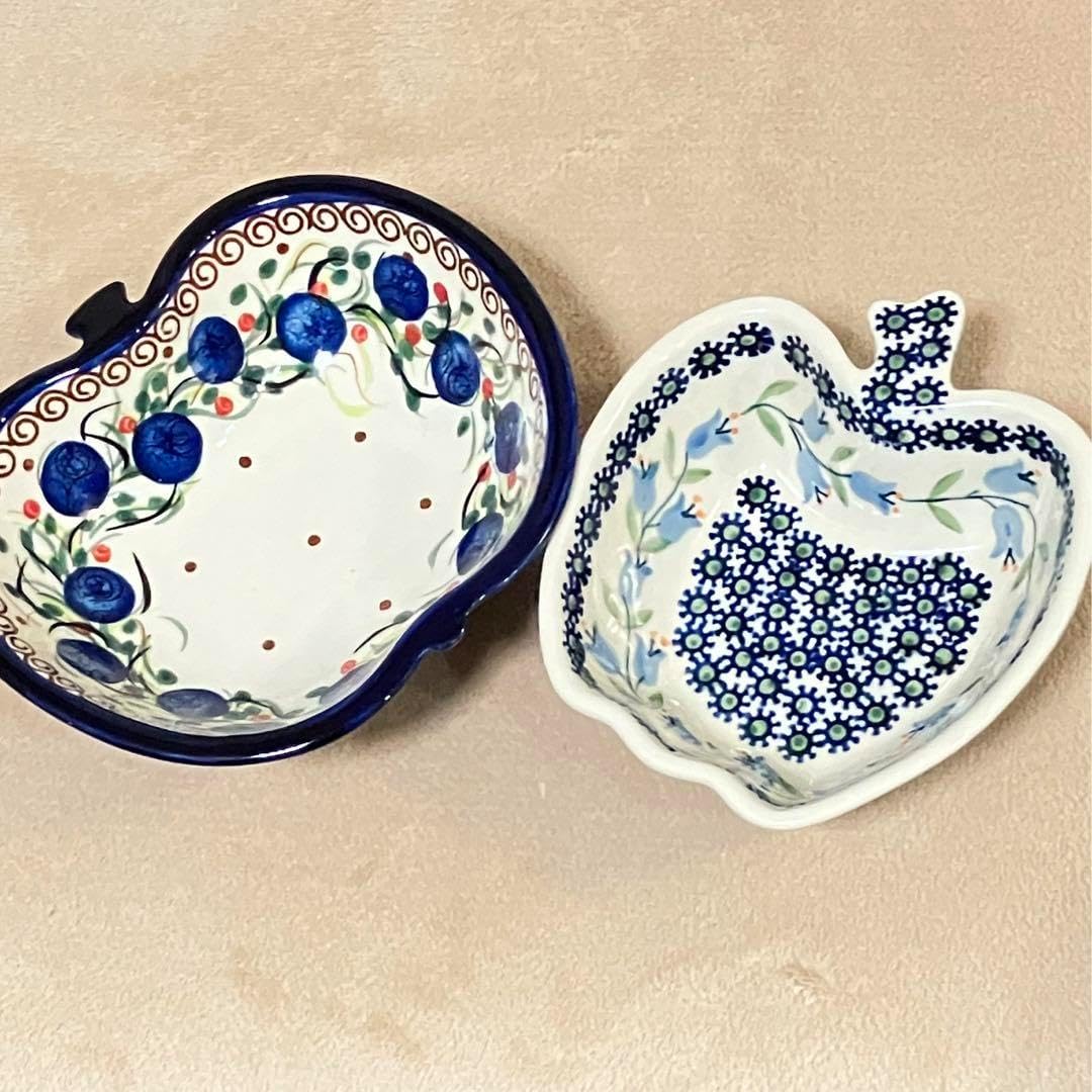 ポーリッシュポタリー リンゴボウル2点セット ポーランド食器 ポー