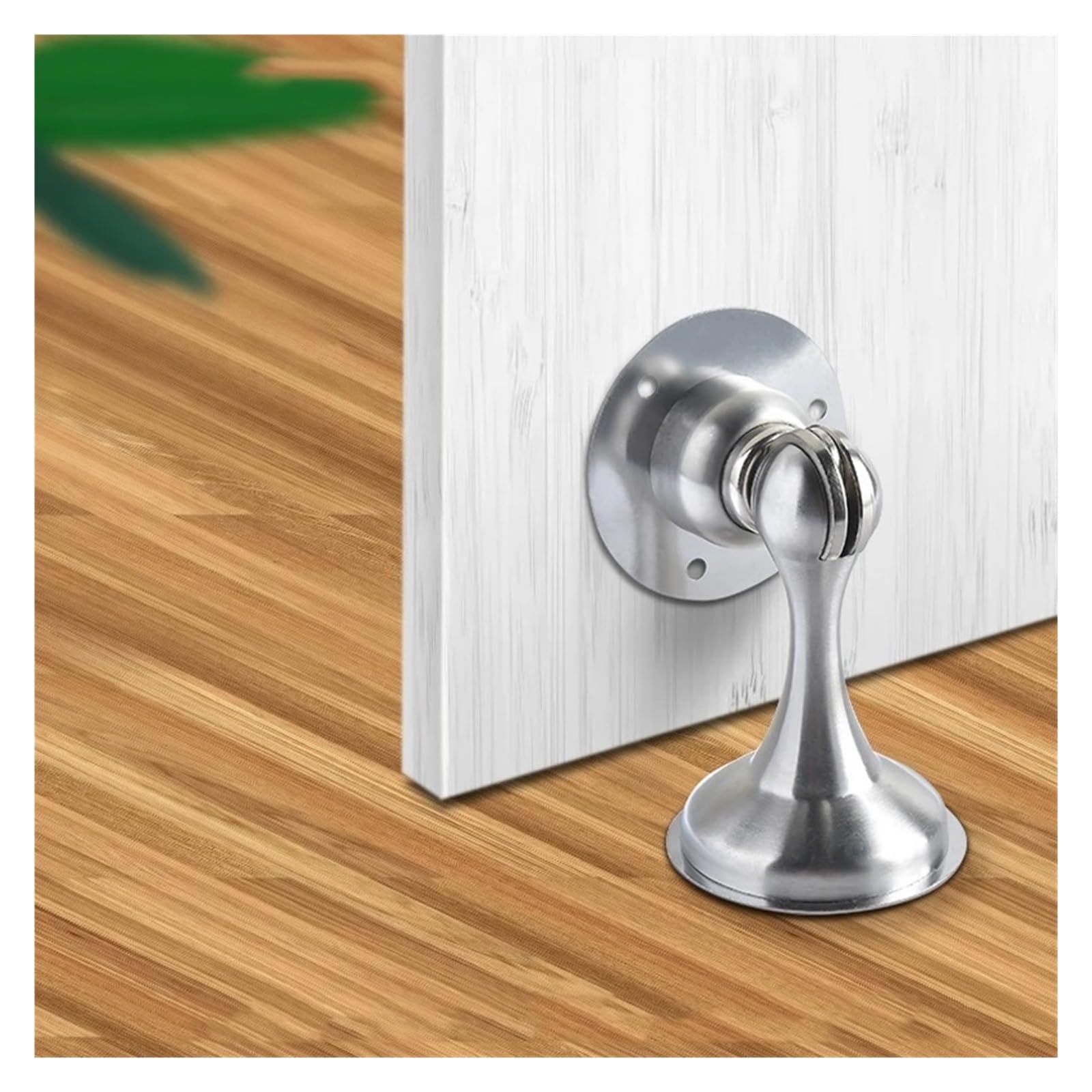 Butoir de porte magnétique dissimulé pour fixation murale et sol