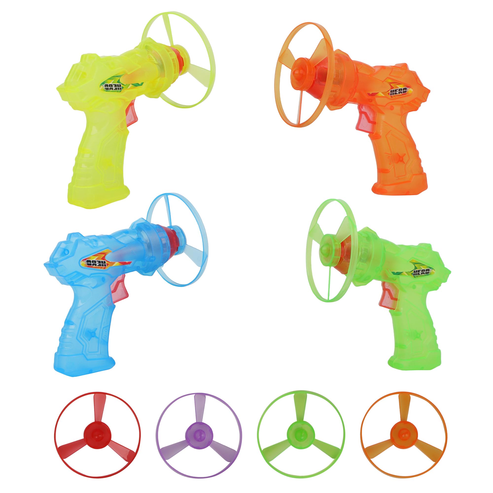 Amazon.com: 4 Pack Launching Toy Flying Disc Shooters for Kids