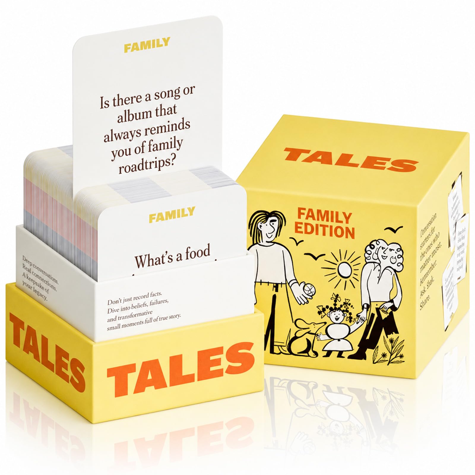 KTJEGE 150 Family Conversation Cards,Card Games For Families