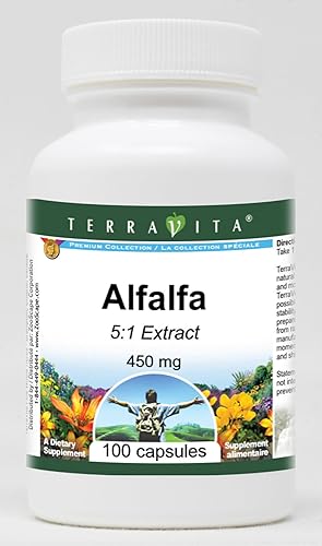 Terravita Alfalfa 51-450 mg (100 Cápsulas, ZIN 518837)