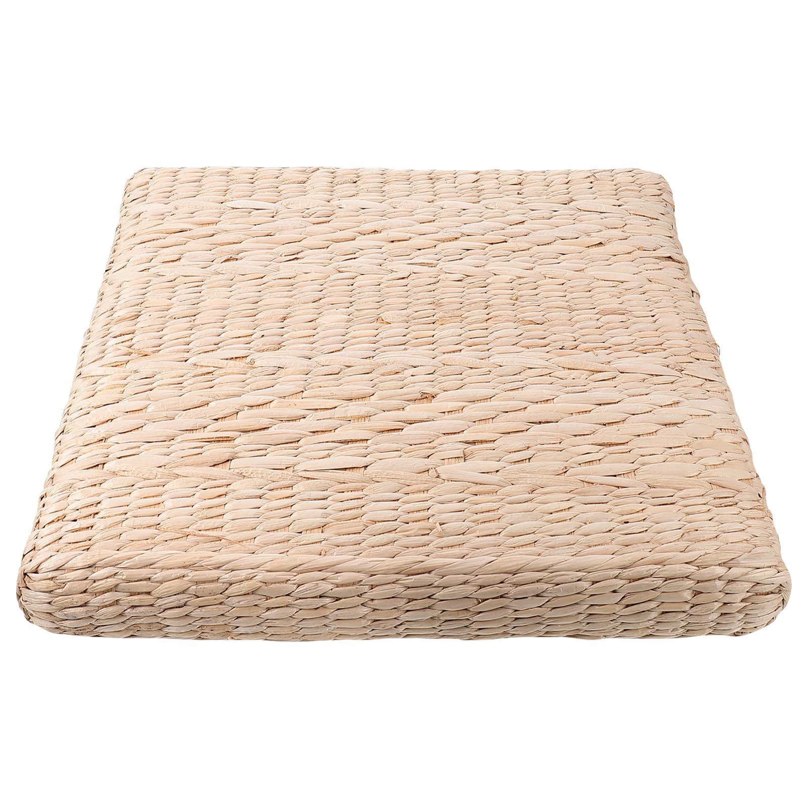 Futon en paille beige pour votre espace de méditation et relaxation