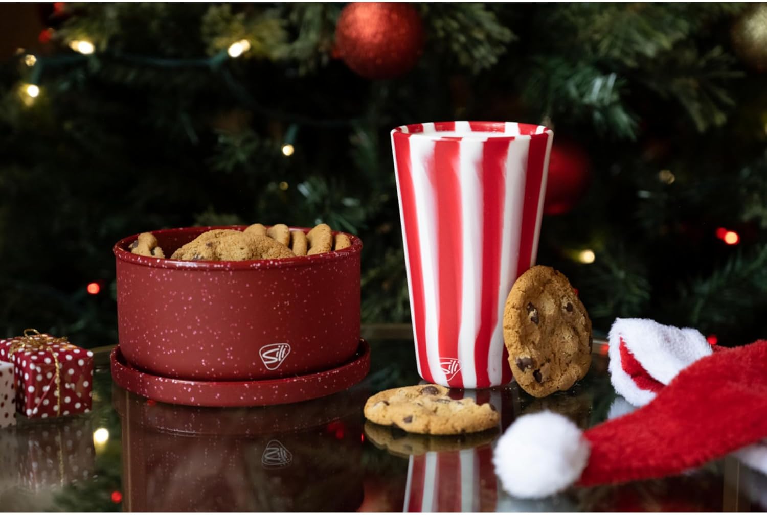 Silipint Silicone Pint Glasses, Unbreakable & Reusable 16-Ounce Silicone Cups for Indoor & Outdoors, Hippy Hop, Pack of 4