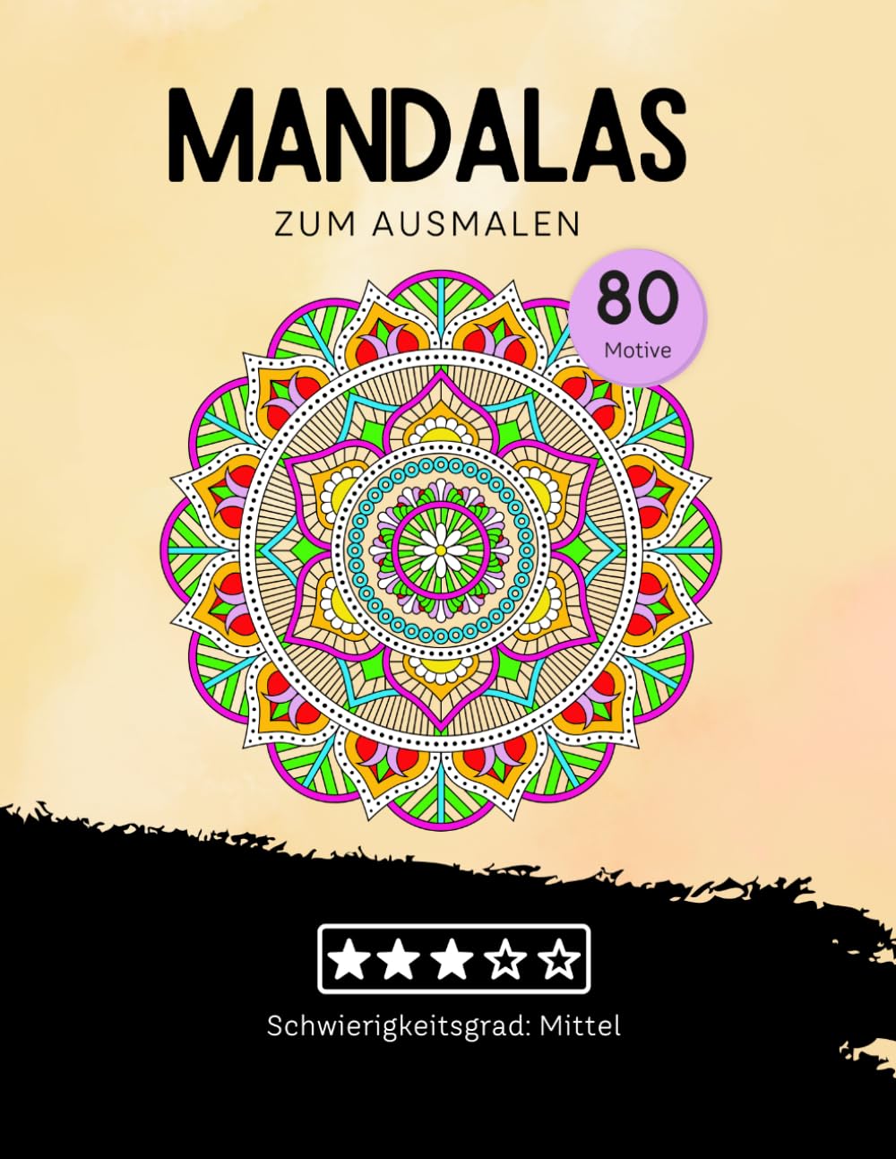 Mandalabuch zum Ausmalen: Mandala Malbuch für Erwachsene und Jugendliche