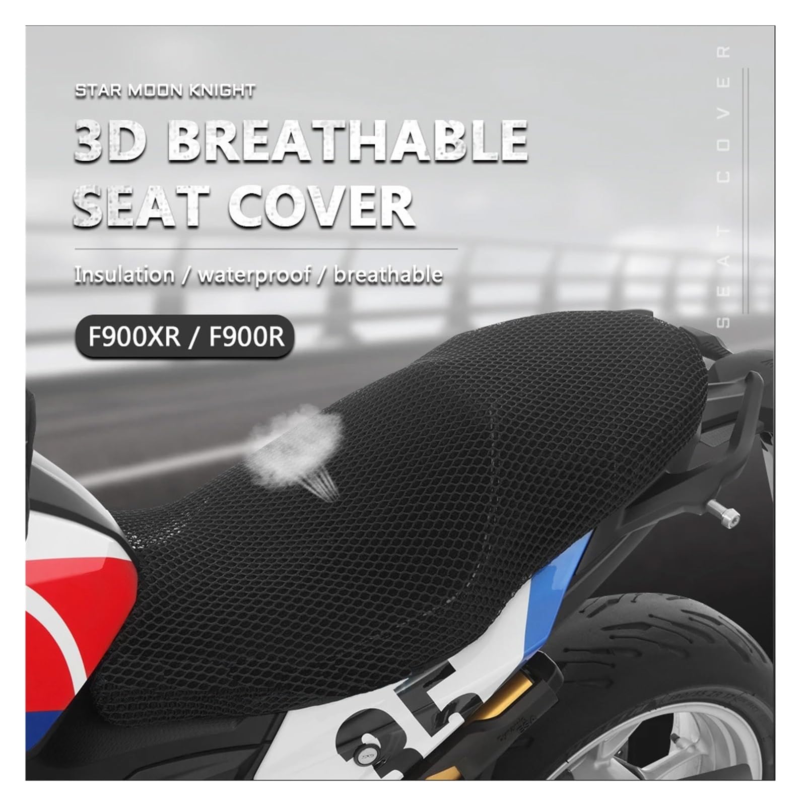 Coprisella Coprisedile Cuscino Protettivo Moto Per BM&W F900XR | Moto Protezione Cuscino Coprisedile Per BM&W F900XR F900R F 900 XR F900 R 2020 Coprisedile A Sella