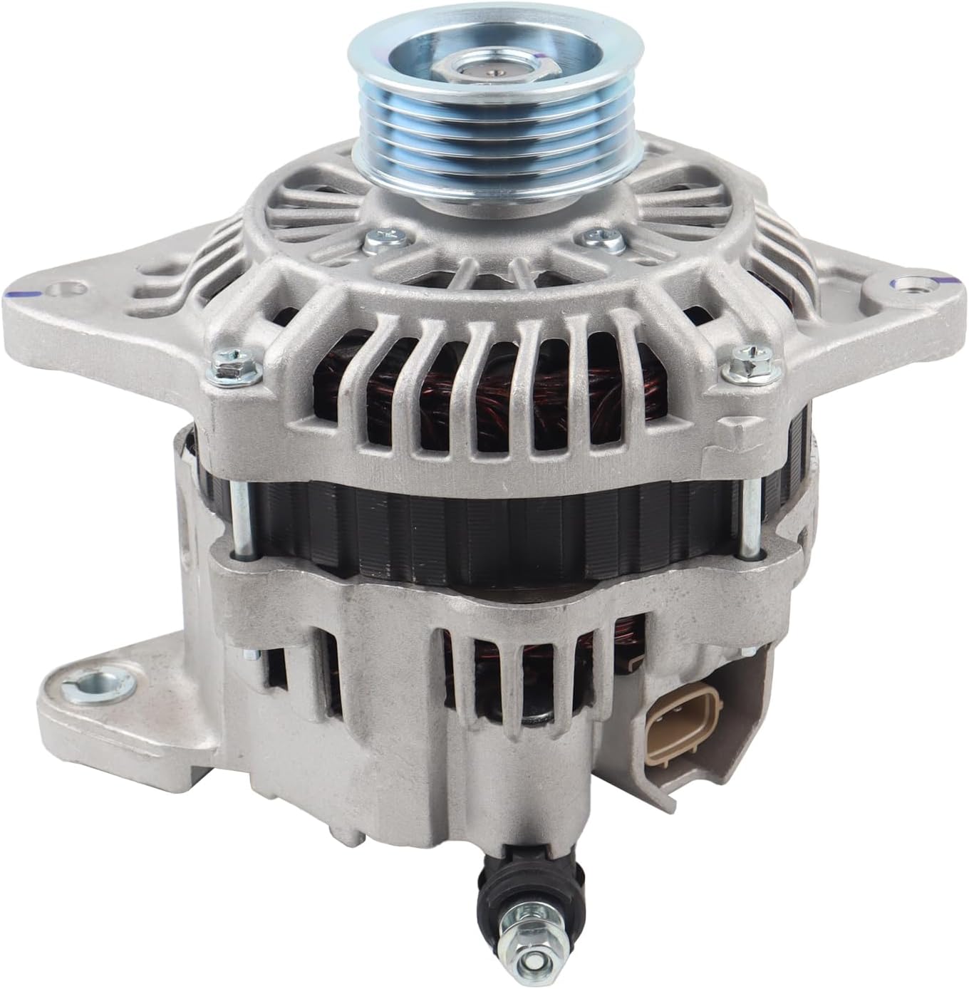 Alternator 90A 12V 5-Groove Pulley Compatible with 2004-2010 Subaru Impreza 2006-2010 Forester,2006 Saab 9-2X,2.5L Replace 23700AA420 11058N